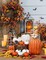 Pumpkins Set Clearance, Fall Pumpkins with Maple Leaves for Autumn Thanksgiving Holiday Home Decor